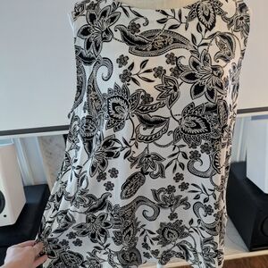 J. Jill Tank XL Wearever Paisley Boho Coastal Minimalist Whimsigoth Western